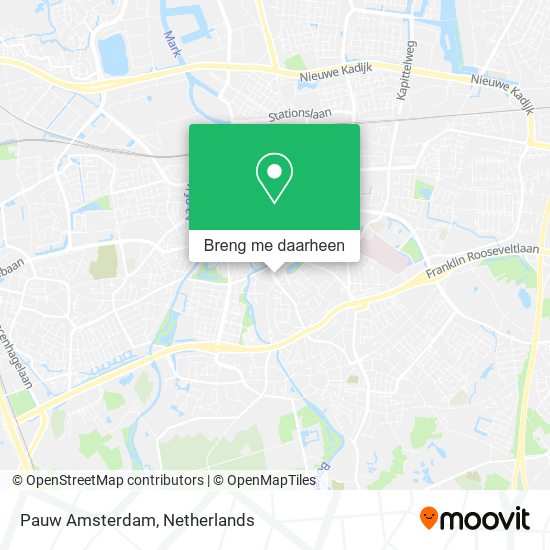 Pauw Amsterdam kaart