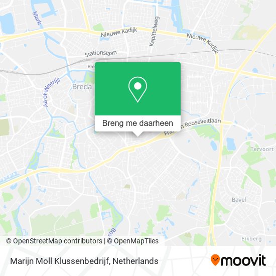 Marijn Moll Klussenbedrijf kaart