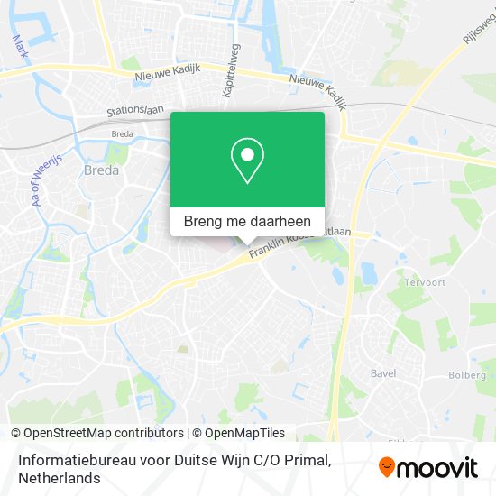 Informatiebureau voor Duitse Wijn C / O Primal kaart