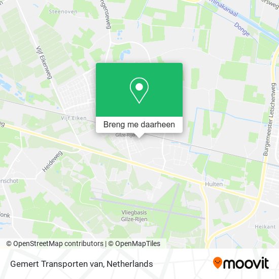 Gemert Transporten van kaart