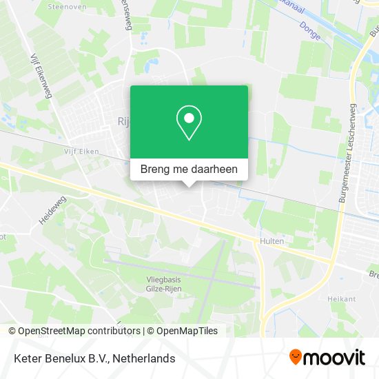 Keter Benelux B.V. kaart