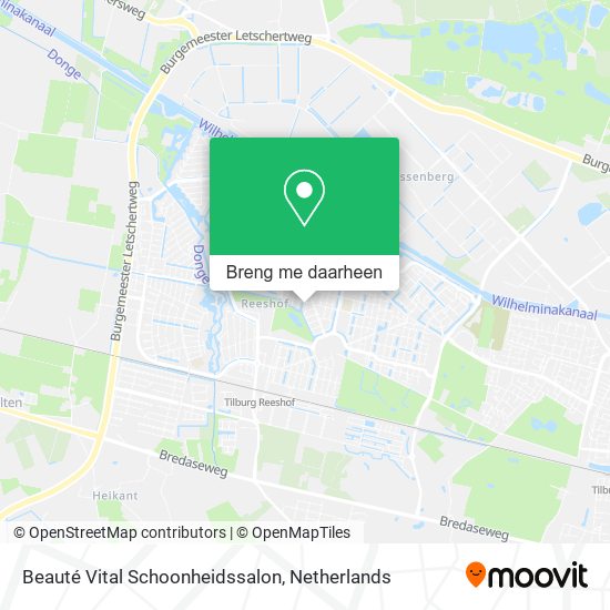 Beauté Vital Schoonheidssalon kaart
