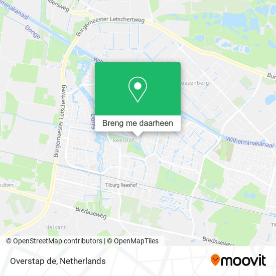 Overstap de kaart