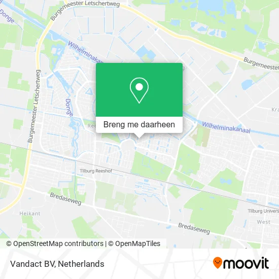Vandact BV kaart