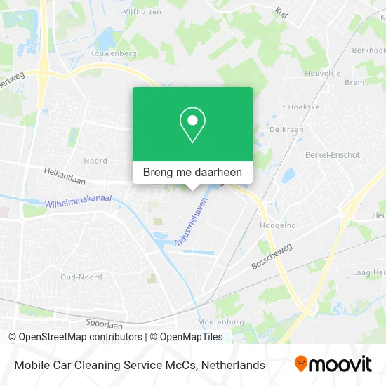 Mobile Car Cleaning Service McCs kaart