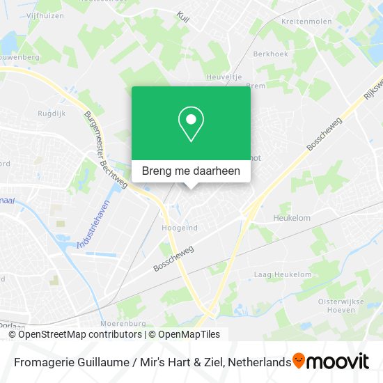 Fromagerie Guillaume / Mir's Hart & Ziel kaart
