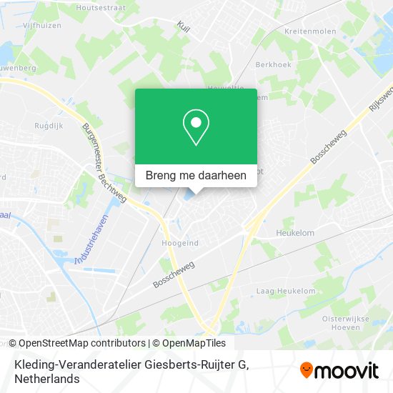 Kleding-Veranderatelier Giesberts-Ruijter G kaart