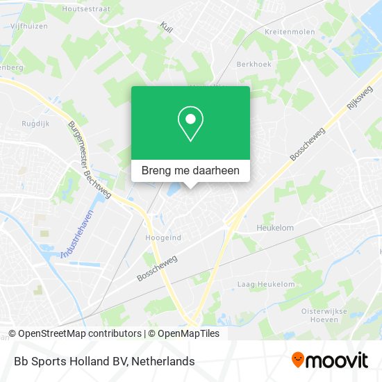 Bb Sports Holland BV kaart