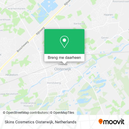 Skins Cosmetics Oisterwijk kaart