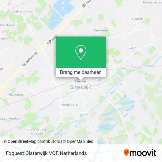 Foquest Oisterwijk VOF kaart