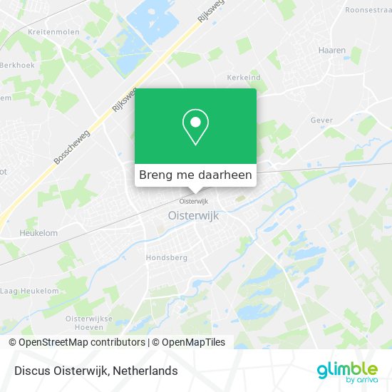 Discus Oisterwijk kaart