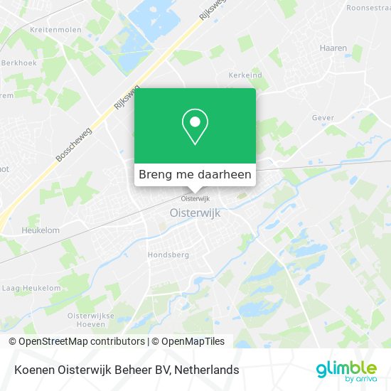 Koenen Oisterwijk Beheer BV kaart