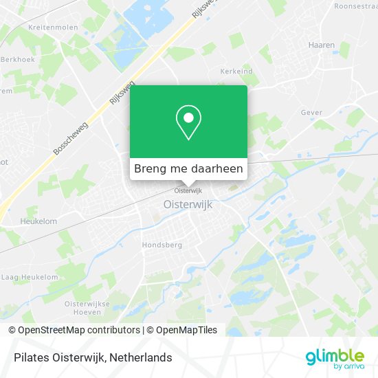 Pilates Oisterwijk kaart