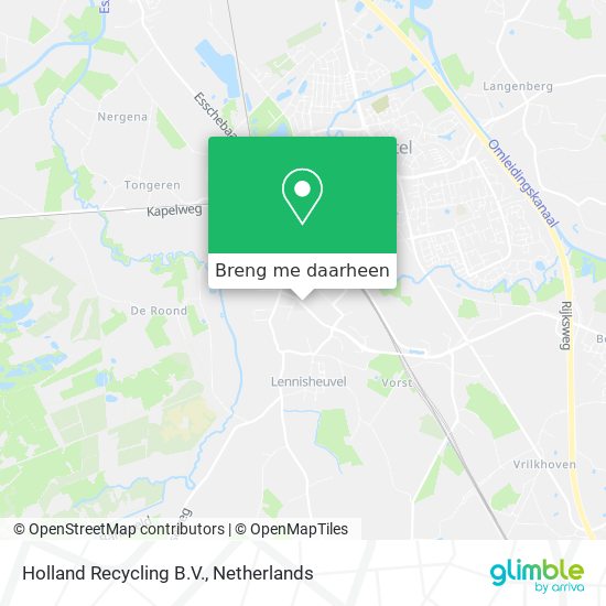 Holland Recycling B.V. kaart