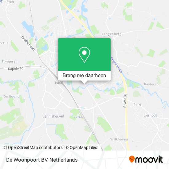 De Woonpoort BV kaart