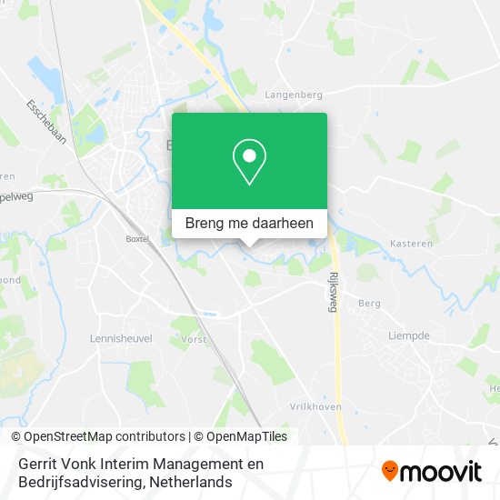 Gerrit Vonk Interim Management en Bedrijfsadvisering kaart