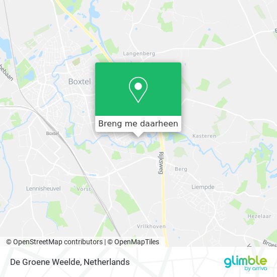 De Groene Weelde kaart