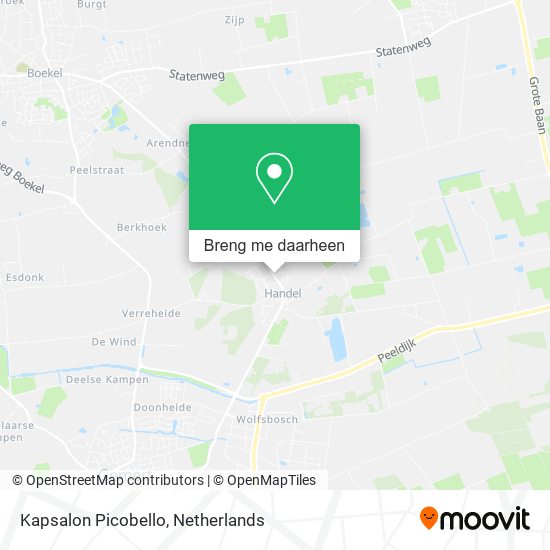 Kapsalon Picobello kaart