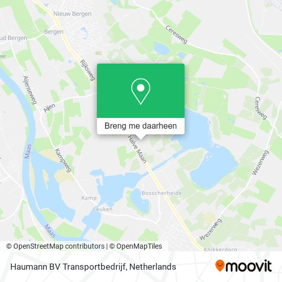 Haumann BV Transportbedrijf kaart