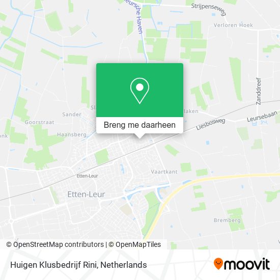 Huigen Klusbedrijf Rini kaart