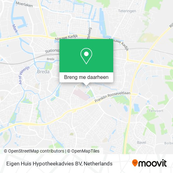 Eigen Huis Hypotheekadvies BV kaart