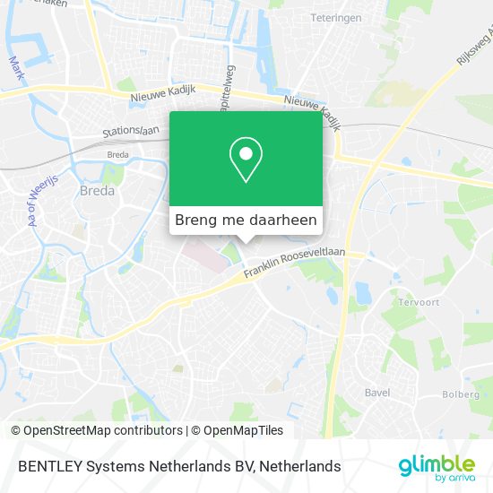 BENTLEY Systems Netherlands BV kaart