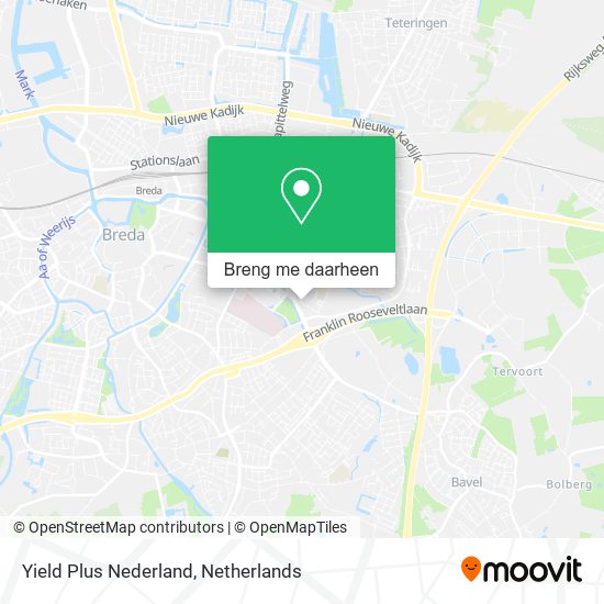 Yield Plus Nederland kaart