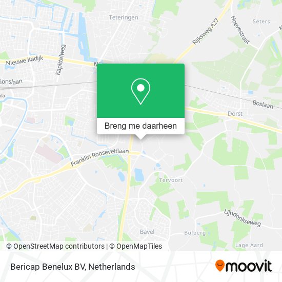 Bericap Benelux BV kaart