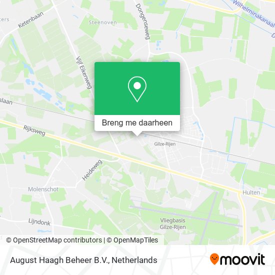 August Haagh Beheer B.V. kaart