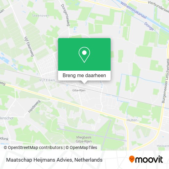 Maatschap Heijmans Advies kaart