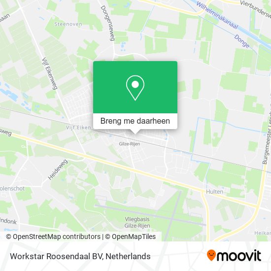 Workstar Roosendaal BV kaart