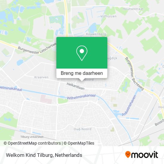 Welkom Kind Tilburg kaart