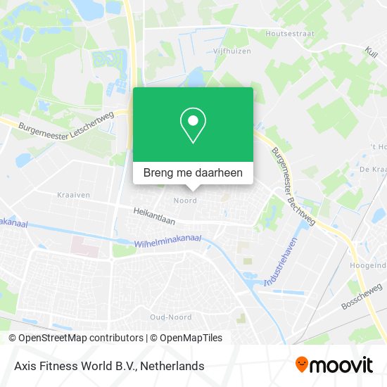 Axis Fitness World B.V. kaart