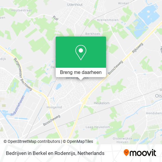 Bedrijven in Berkel en Rodenrijs kaart