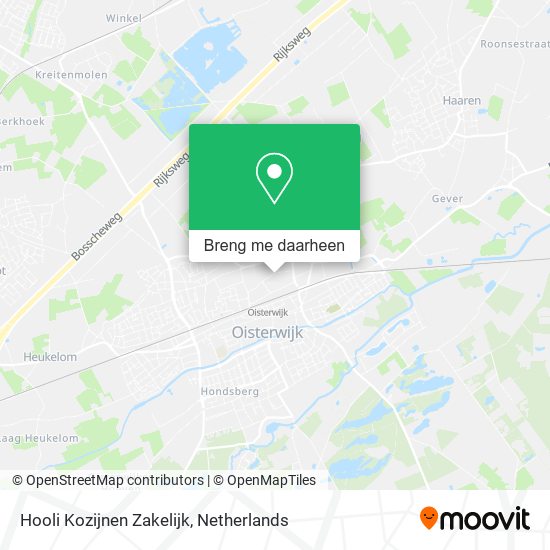 Hooli Kozijnen Zakelijk kaart