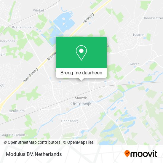 Modulus BV kaart