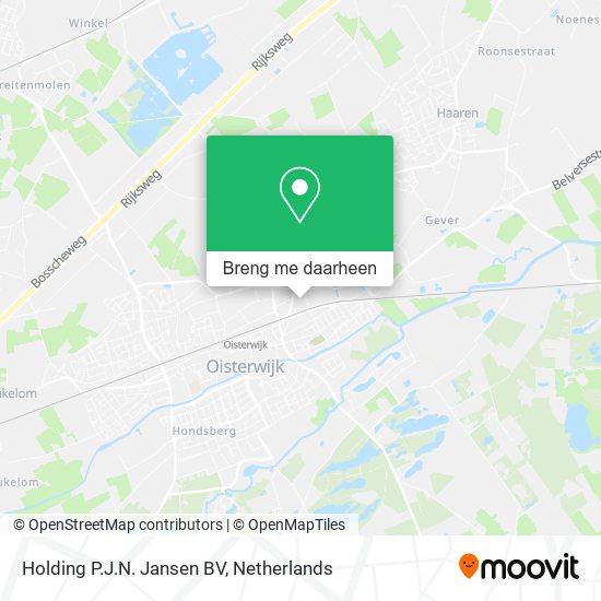 Holding P.J.N. Jansen BV kaart