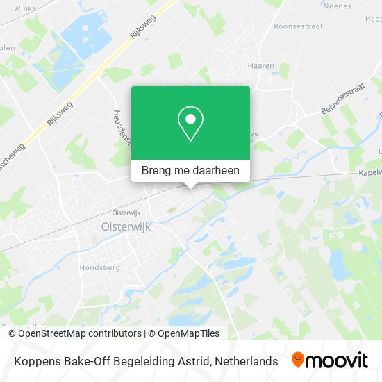 Koppens Bake-Off Begeleiding Astrid kaart