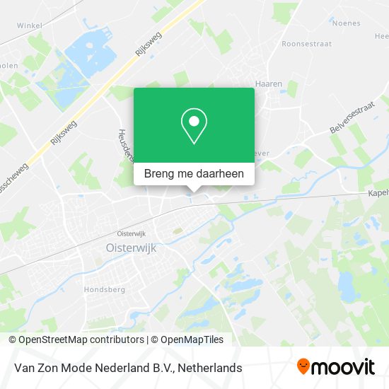 Van Zon Mode Nederland B.V. kaart