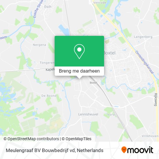 Meulengraaf BV Bouwbedrijf vd kaart