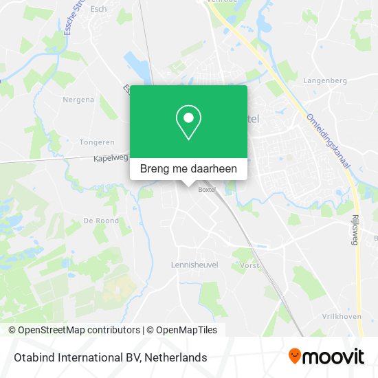 Otabind International BV kaart