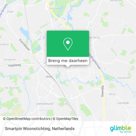 Smartpin Woonstichting kaart