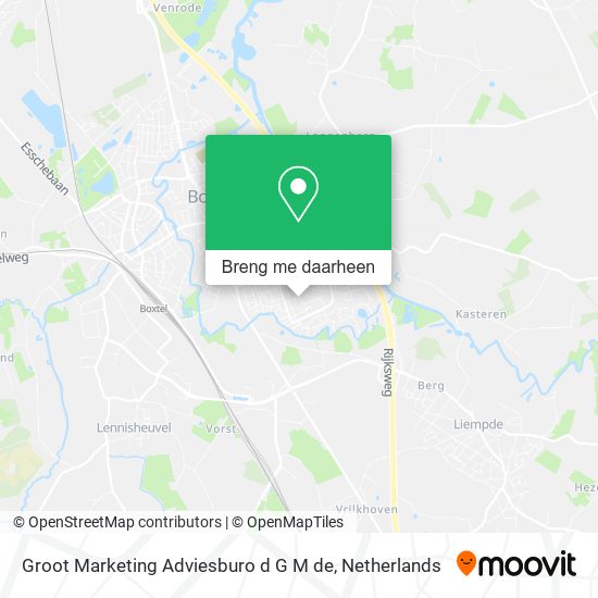 Groot Marketing Adviesburo d G M de kaart