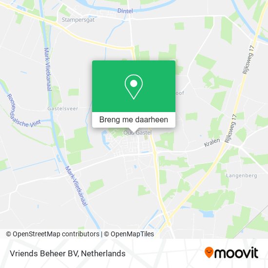 Vriends Beheer BV kaart