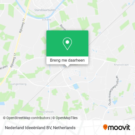 Nederland Ideeënland BV kaart