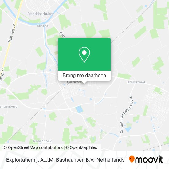 Exploitatiemij. A.J.M. Bastiaansen B.V. kaart