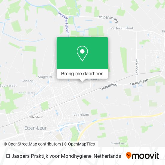 El Jaspers Praktijk voor Mondhygiene kaart