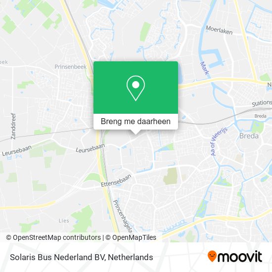 Solaris Bus Nederland BV kaart