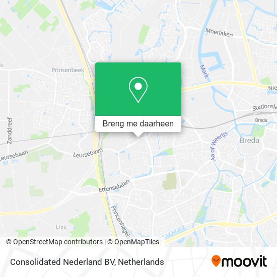 Consolidated Nederland BV kaart