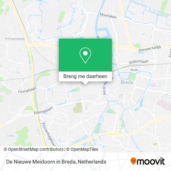 De Nieuwe Meidoorn in Breda kaart